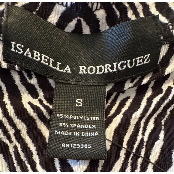 NWT Isabella Rodriguez Women's Sundress Sz S Sleeveless Flowy Pockets Knit Black - Picture 6 of 10